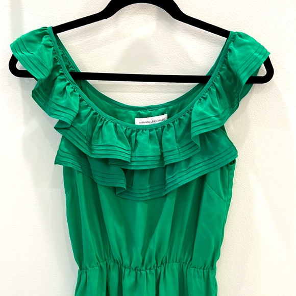 Amanda Uprichard Ruffle Dress size XS/P - Picture 2 of 4